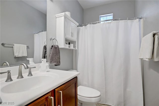 9864 Maspalomas St, Las Vegas, NV 89178 - bathroom featuring vanity and curtained shower