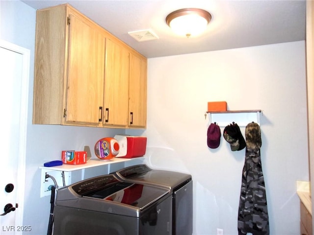 3337 Partridge Run St, Laughlin, NV 89029 - washroom featuring washer and clothes dryer and cabinet space