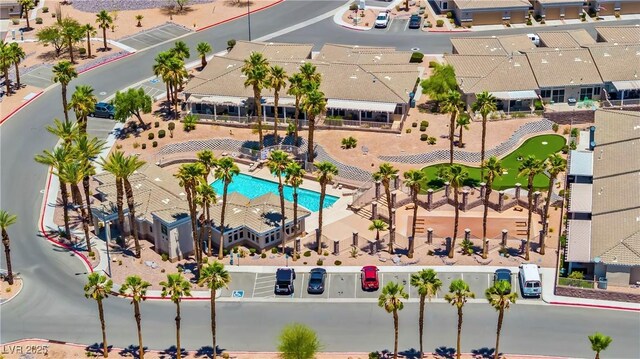 3337 Partridge Run St, Laughlin, NV 89029 - drone / aerial view of a pool