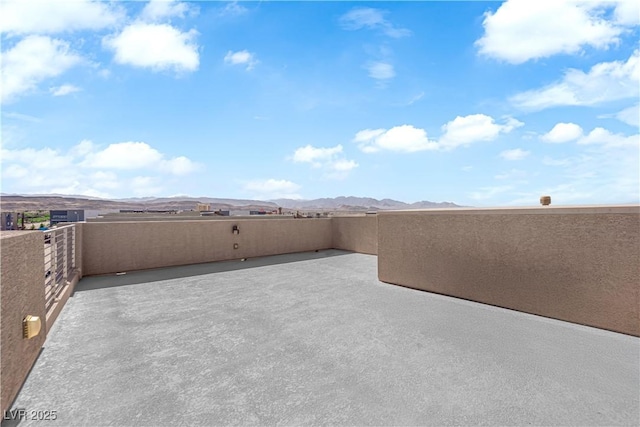8072 Haywood Estate Ave, Las Vegas, NV 89113 - view of patio featuring a mountain view