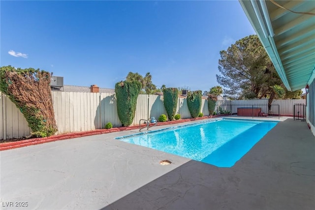 2254 Florence Ave, Las Vegas, NV 89119 - view of swimming pool featuring a fenced backyard and a patio