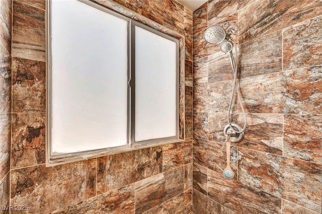 10312 Glimmering Star Dr, Las Vegas, NV 89178 - full bathroom featuring tiled shower