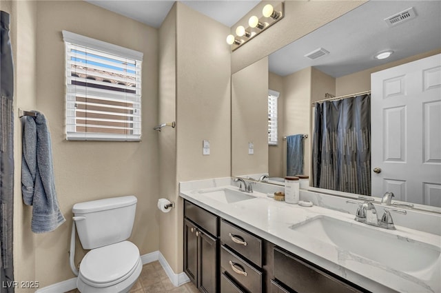 10312 Glimmering Star Dr, Las Vegas, NV 89178 - full bath featuring double vanity and tile patterned floors