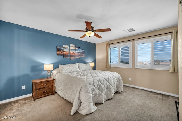 10312 Glimmering Star Dr, Las Vegas, NV 89178 - carpeted bedroom featuring baseboards and a ceiling fan