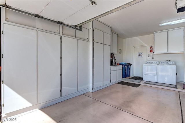 2605 Orchid Valley Dr, Las Vegas, NV 89134 - garage with separate washer and dryer and a garage door opener