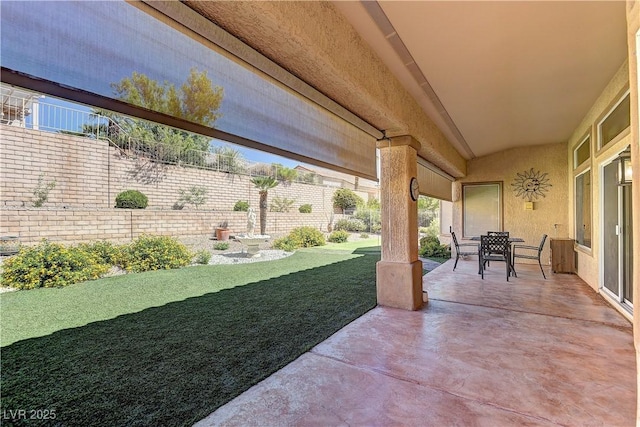 2605 Orchid Valley Dr, Las Vegas, NV 89134 - view of patio featuring outdoor dining space