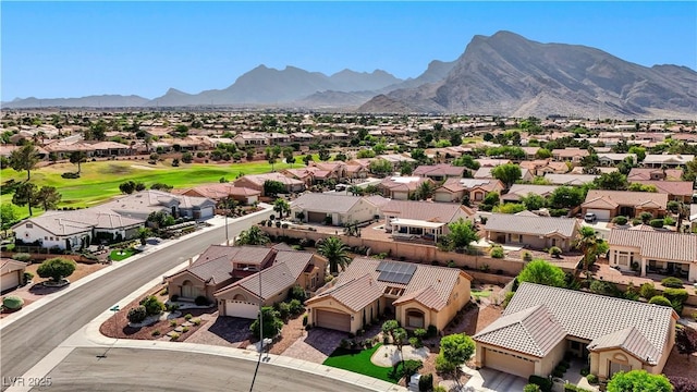 2605 Orchid Valley Dr, Las Vegas, NV 89134 - aerial perspective of suburban area with mountains
