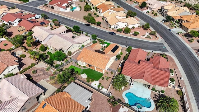 2605 Orchid Valley Dr, Las Vegas, NV 89134 - aerial perspective of suburban area with a pool
