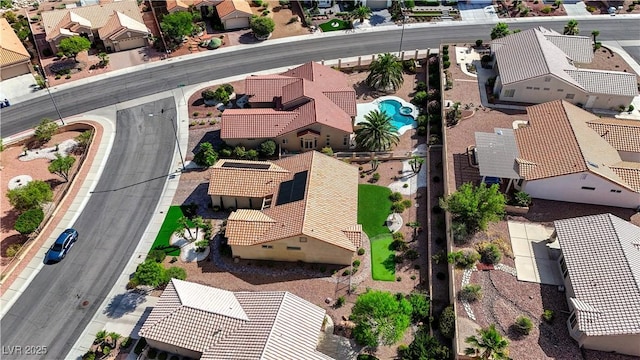 2605 Orchid Valley Dr, Las Vegas, NV 89134 - aerial view of residential area with a pool