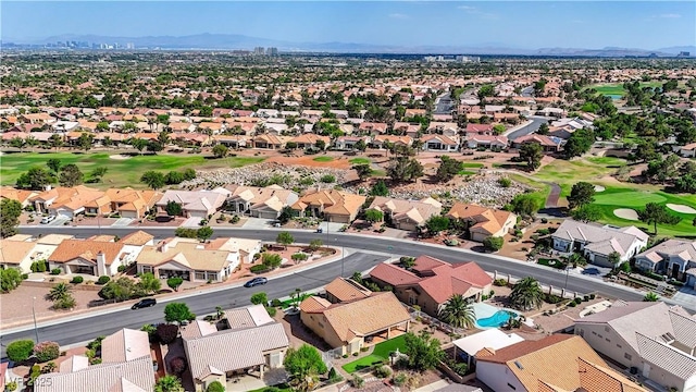 2605 Orchid Valley Dr, Las Vegas, NV 89134 - aerial perspective of suburban area featuring a local golf course
