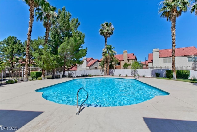 1663 Cloister Ave, Henderson, NV 89014 - view of pool with a patio area and a residential view