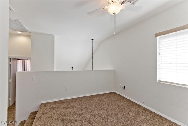 1663 Cloister Ave, Henderson, NV 89014 - carpeted empty room with a ceiling fan and baseboards