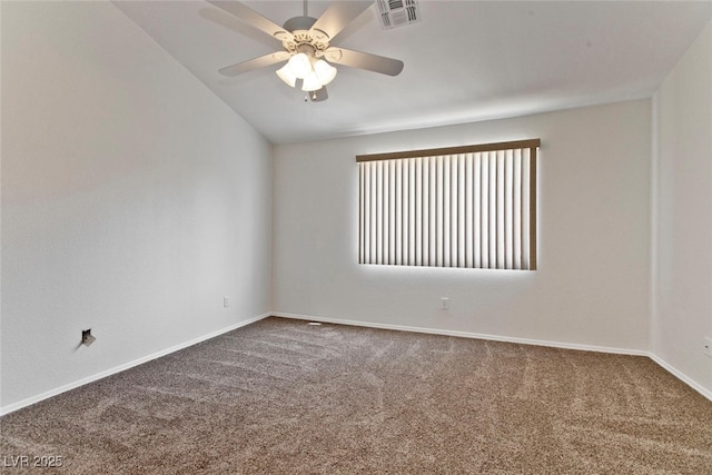 1663 Cloister Ave, Henderson, NV 89014 - carpeted empty room featuring ceiling fan and baseboards