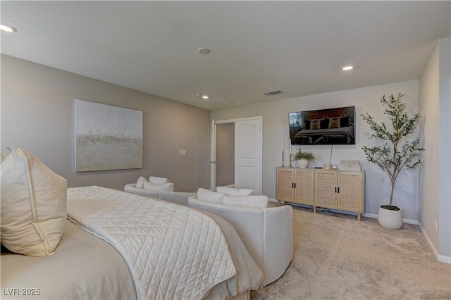 7705 Alder Forest St, Las Vegas, NV 89113 - bedroom with recessed lighting and carpet floors