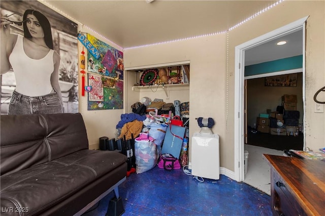 2500 Cortina Ave, Henderson, NV 89074 - living room featuring finished concrete flooring