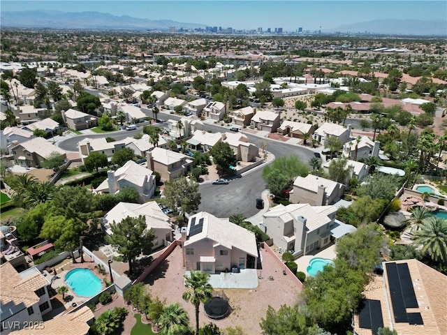 2500 Cortina Ave, Henderson, NV 89074 - aerial view of residential area with a pool