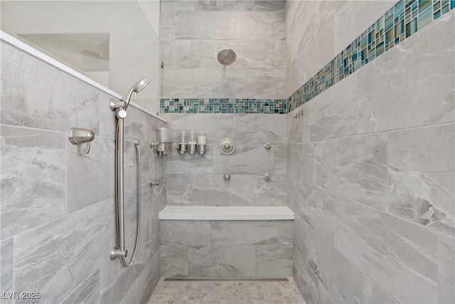 6489 Crest Estates St, Las Vegas, NV 89131 - full bathroom with tiled shower