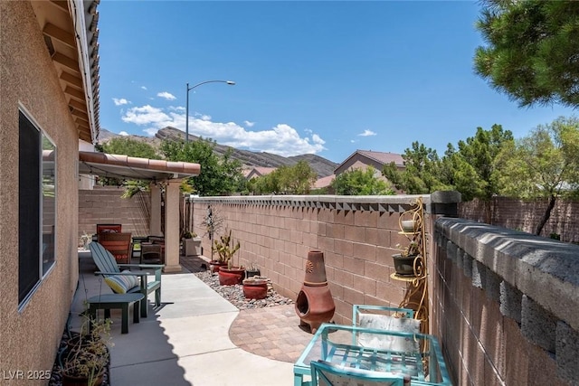 10352 Natural Springs Ave, Las Vegas, NV 89129 - fenced backyard featuring a patio