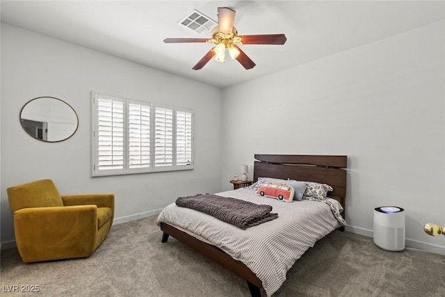 10352 Natural Springs Ave, Las Vegas, NV 89129 - bedroom featuring carpet and a ceiling fan