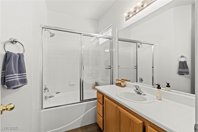10352 Natural Springs Ave, Las Vegas, NV 89129 - full bath featuring vanity and enclosed tub / shower combo