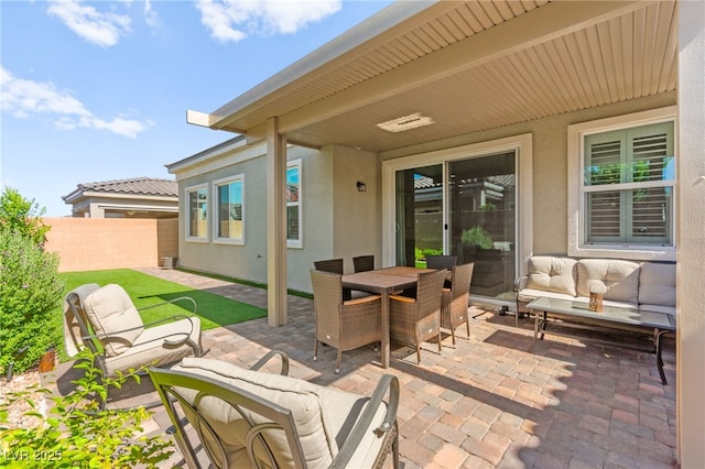 10160 Tree Blossom Ave, Las Vegas, NV 89166 - view of patio with outdoor dining area