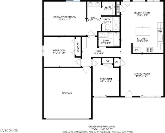 6358 Meadow Lark Ln, Las Vegas, NV 89103 - view of property floor plan