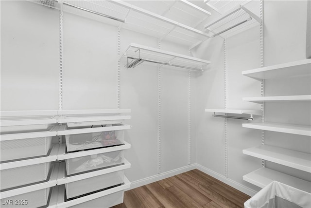 5936 Bruselas St, Las Vegas, NV 89113 - walk in closet with wood finished floors