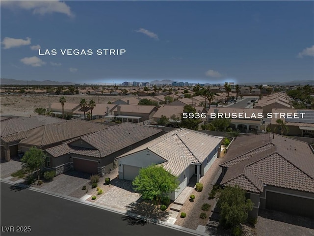 5936 Bruselas St, Las Vegas, NV 89113 - aerial perspective of suburban area