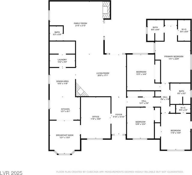 5486 Alfred Dr, Las Vegas, NV 89108 - view of property floor plan