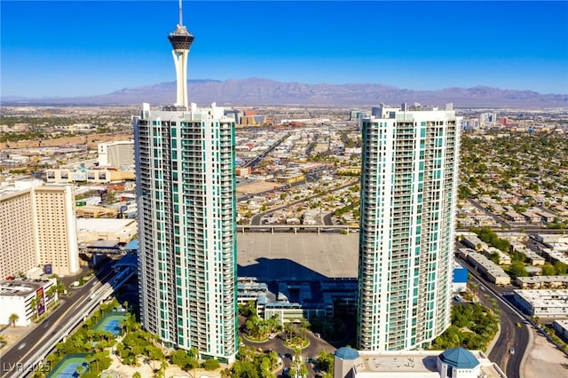 222 Karen Ave Unit 1702, Las Vegas, NV 89109 - view of building exterior featuring a mountain view and a city view