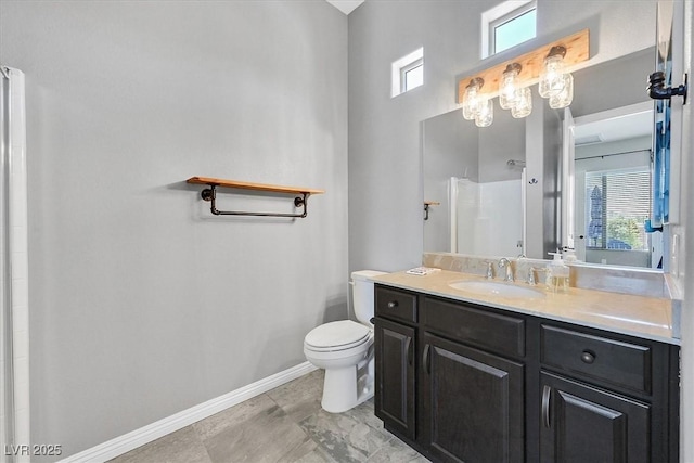 6208 W Rome Blvd, Las Vegas, NV 89131 - full bathroom with vanity and a shower