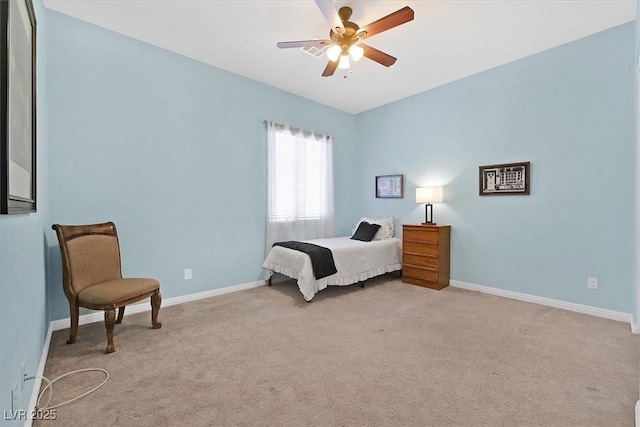 6208 W Rome Blvd, Las Vegas, NV 89131 - bedroom featuring light colored carpet and a ceiling fan
