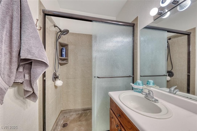 105 Lighthouse Dr Unit 105, Boulder City, NV 89005 - bathroom with a shower stall and vanity