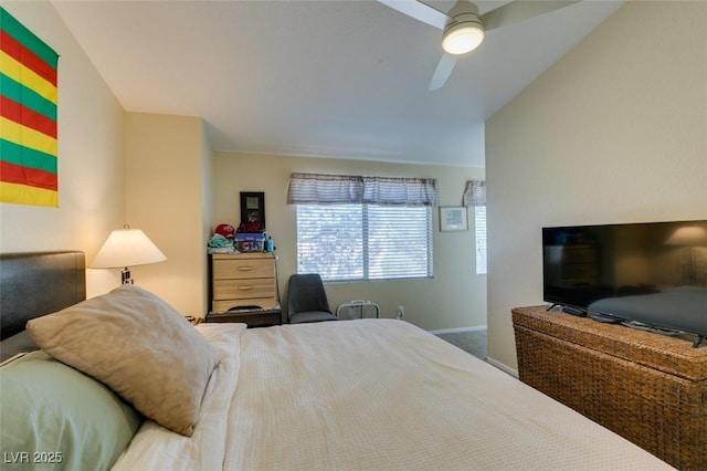 5415 W Harmon Ave Unit 2075, Las Vegas, NV 89103 - bedroom with a ceiling fan and carpet flooring