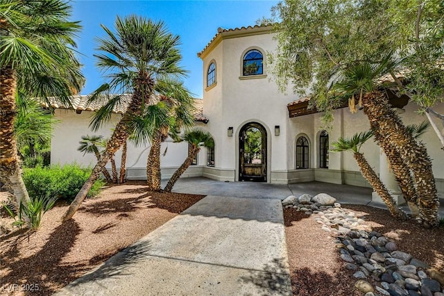 5224 Painted Lakes Way, Las Vegas, NV 89149 - mediterranean / spanish house with stucco siding and a tiled roof