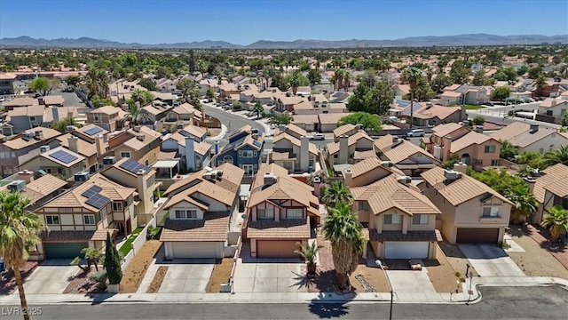 1711 Ember Glow Cir, Las Vegas, NV 89119 - aerial perspective of suburban area with mountains