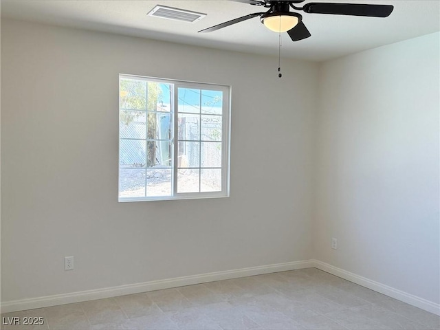 236 Pershing Dr, Las Vegas, NV 89107 - unfurnished room featuring ceiling fan and light tile patterned floors