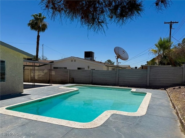 236 Pershing Dr, Las Vegas, NV 89107 - view of swimming pool featuring a fenced backyard and a patio