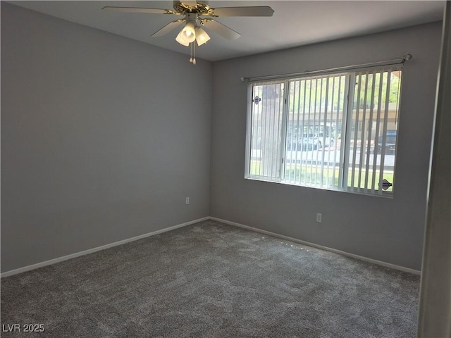2900 Sunridge Heights Pkwy Unit 418, Henderson, NV 89052 - carpeted empty room featuring ceiling fan and baseboards
