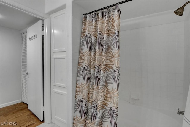 7950 W Flamingo Rd Unit 1042, Las Vegas, NV 89147 - detailed view of wood finished floors and baseboards