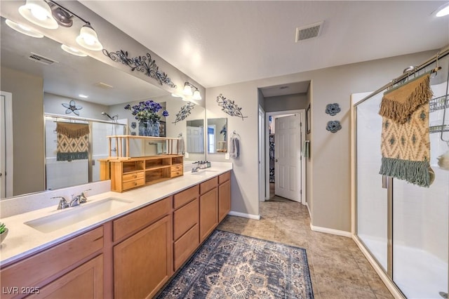 10961 Winter Rise St, Las Vegas, NV 89141 - full bath featuring a shower stall and double vanity