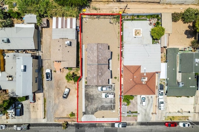 383 N 16th St, Las Vegas, NV 89101 - aerial overview of property's location featuring property parcel outlined