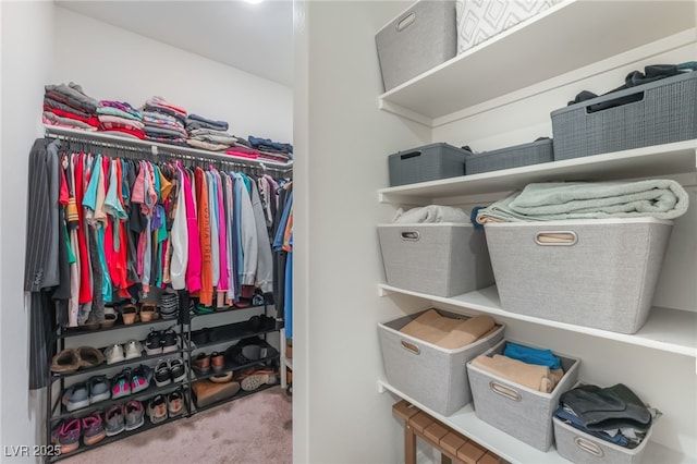 518 Descubir Ave, North Las Vegas, NV 89081 - spacious closet featuring carpet floors