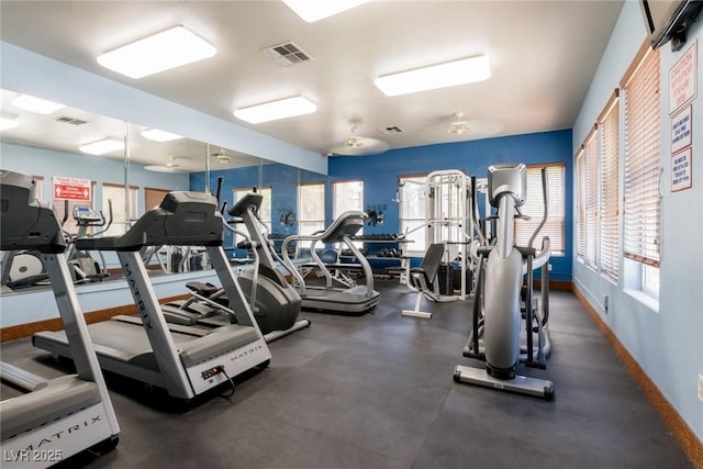 7255 W Sunset Rd Unit 2030, Las Vegas, NV 89113 - exercise room featuring baseboards
