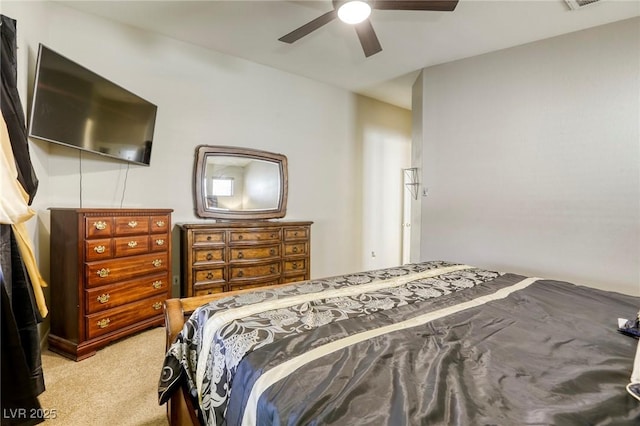 1208 Neva Ranch Ave, North Las Vegas, NV 89081 - bedroom with carpet floors and ceiling fan