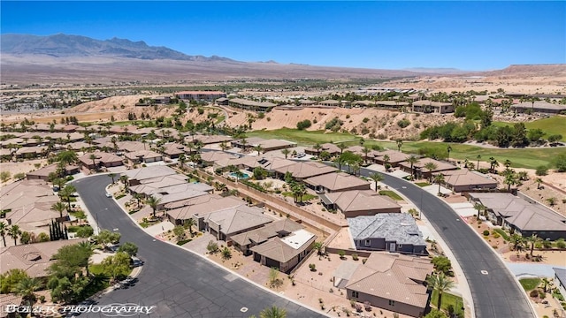 479 Apogee Crst, Mesquite, NV 89027 - aerial view of residential area with a mountainous background