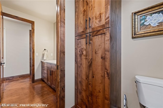 479 Apogee Crst, Mesquite, NV 89027 - bathroom featuring vanity and wood finished floors