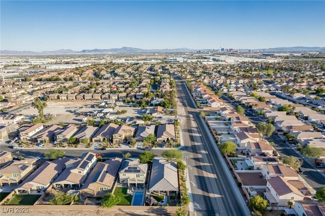 1304 Fantastic Ct, North Las Vegas, NV 89081 - aerial view of property and surrounding area featuring nearby suburban area
