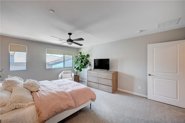 3358 Via Strada St, Henderson, NV 89044 - bedroom featuring carpet and ceiling fan