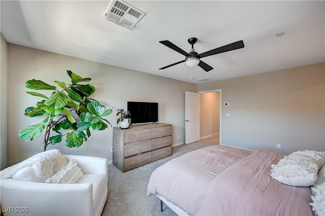 3358 Via Strada St, Henderson, NV 89044 - bedroom with carpet floors and ceiling fan
